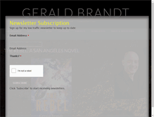 Tablet Screenshot of geraldbrandt.com